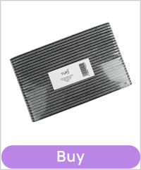 TUFI profi Straight Nail File Black 100/180 grit